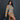 Stripe color matching lapel zippered cardigan split knit long skirt set