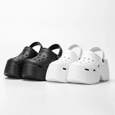 New Chunky Platform Sandals for Women 2024 Summer Non-Slip Beach Slippers Woman Thick Bottom Eva Wedges Sandles Garden Shoes