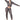 Women's slim fit cropped printed pants set