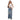Distressed Ripped Wide-Leg Jeans Women High Waist Loose Denim Wide-Leg Pants Slimming Women's Autumn Jeans