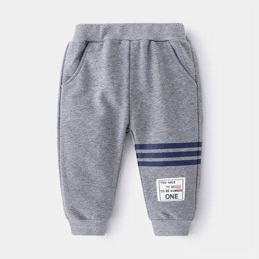 Knit Drawstring Kids Casual Pants Baby Stylish Sports Pants Children's Long Pants Wholesale