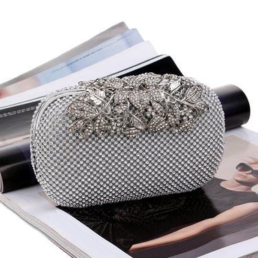 Evening Bag Women's European And American Luxury Diamond Banquet Bag Dress Portable Evening Bag