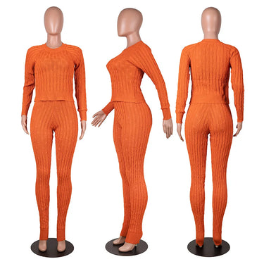 Fashion Solid Color Streetwear Matching Set