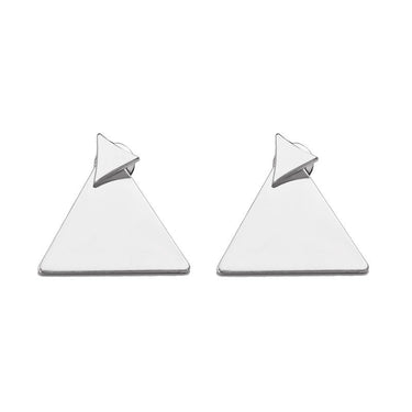 Female creative minimalist design alloy geometric earrings for earrings