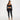 Sexy One-Shoulder Long Sleeve Top with Cutout and Tight Long Pants Set