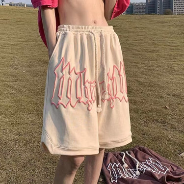 Men's summer foam printed cropped shorts basketball shorts