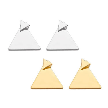 Female creative minimalist design alloy geometric earrings for earrings