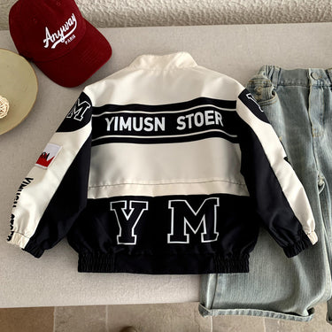 Boys' motorcycle jacket for spring
