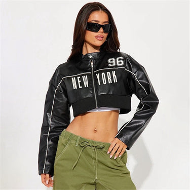 Printed Top Printed Splicing Jacket for Women