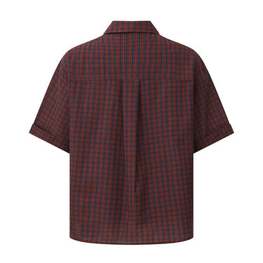 Short Sleeve Shirt for Men Casual Couple's Blouse Jacket