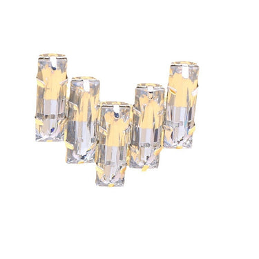 Geometric Ring Simplified Water Diamond Ring Square Diamond Ring Female