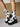 Cow Pattern Colorblock Platform Chunky High Heel Women's Mid Boots