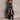 New style printed camisole dress for women, V-neck, waist cinched, high slit long skirt, fashionable vacation dress