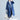 Fashion Denim Solid Trench Coat Autumn New  Casual Turn Down Collar Jeans Trench Coat for Women