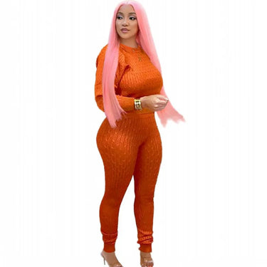 Fashion Solid Color Streetwear Matching Set